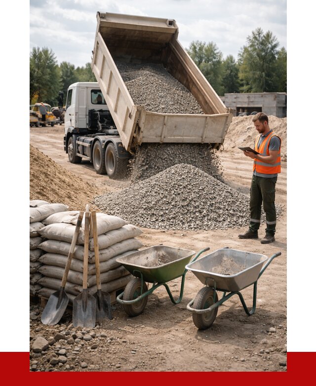 Доставка нерудных материалов в Сердобске от 1213 руб. | ПРОНЕРУДСрд