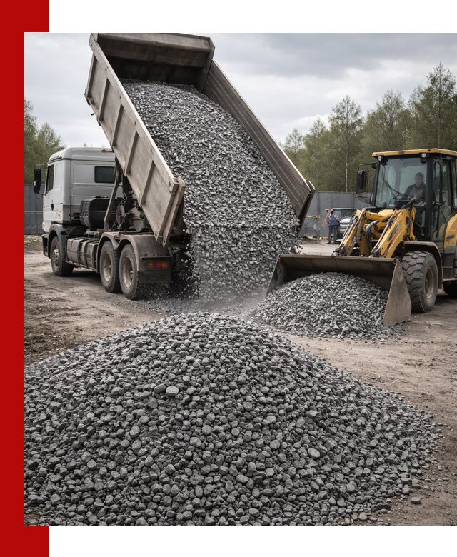 Доставка и продажа щебня гранитного в Сердобске