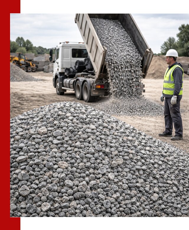 Доставка и продажа гранитного щебня фракции 5-20 в Сердобске