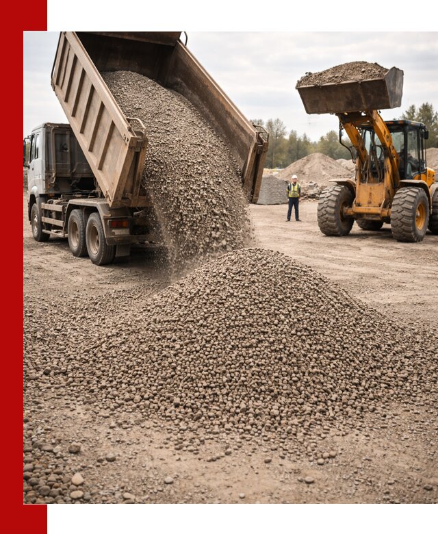 Гравийный щебень фракция 3–10 с доставкой в Сердобске