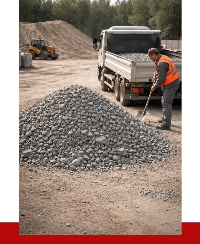 Гравийный щебень фракция 5-10 в Сердобске от 2224 р. | ПРОНЕРУДСрд