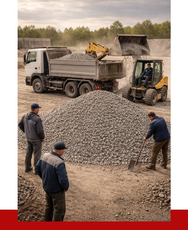 Гравийный щебень фракция 5-20 в Сердобске от 2427 р. ПРОНЕРУДСрд