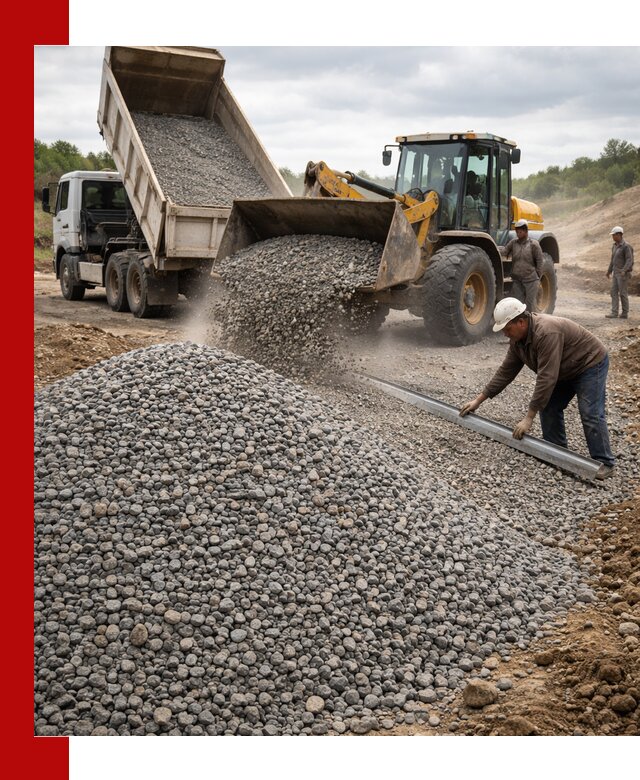 Гравийный щебень фракция 5-20 с доставкой в Сердобске