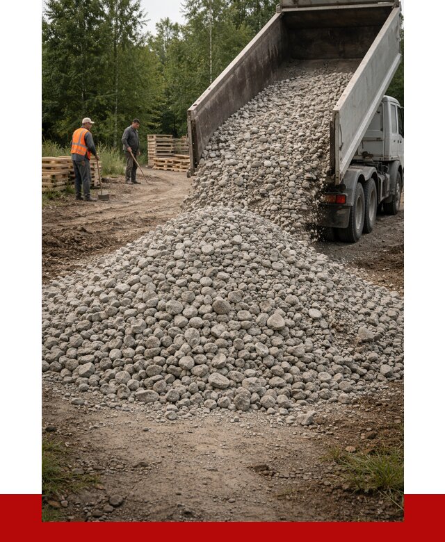 гравийный щебень фракция 70-120 в Сердобске от 2477 р. ПРОНЕРУДСрд