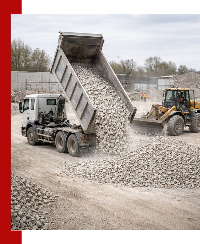 Доставка и продажа известнякового щебня в Сердобске