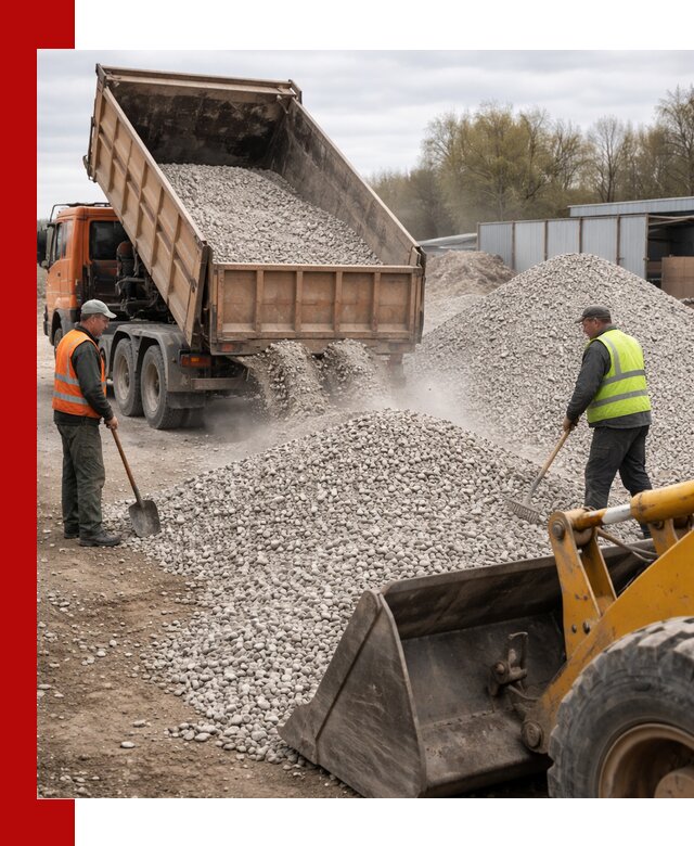 Доломитовый щебень фракции 5-20 с доставкой в Сердобске