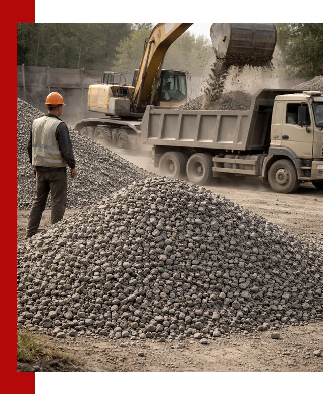 Шлаковый щебень фракция 5-20 с доставкой в Сердобске