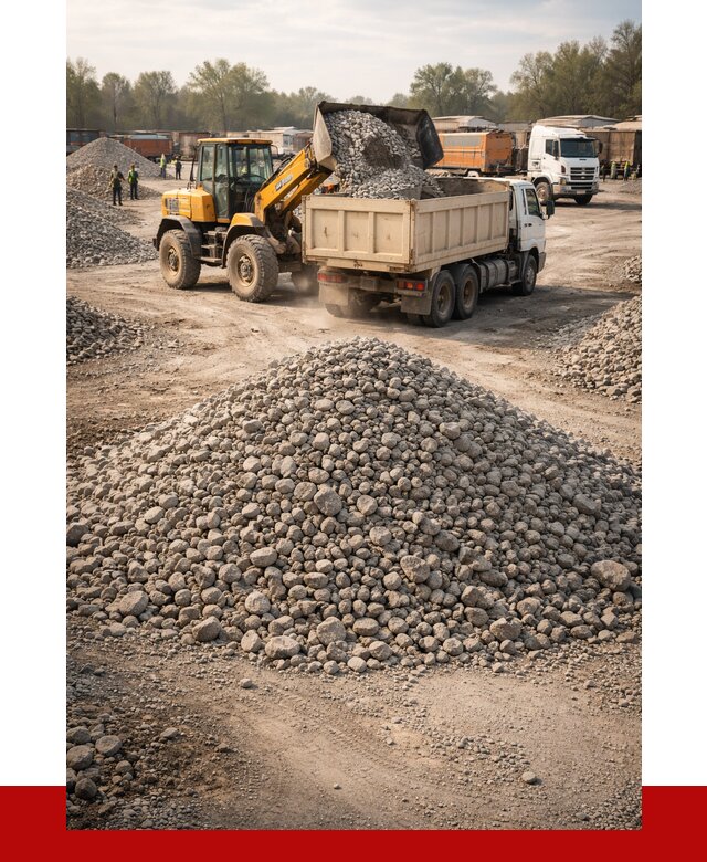 Вторичный щебень фракция 40-70 в Сердобске от 1759 р, ПРОНЕРУДСрд