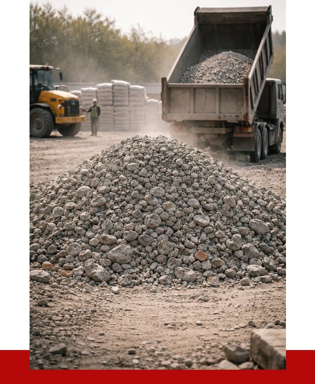 Вторичный щебень фракция 70-150 в Сердобске от 1416 р. | ПРОНЕРУДСрд
