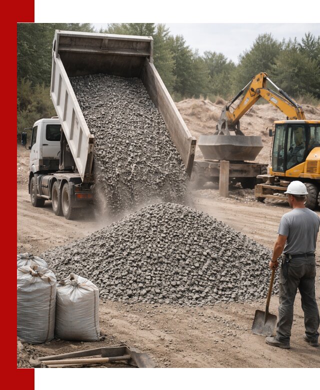 Доставка и продажа бетонного щебня в Сердобске