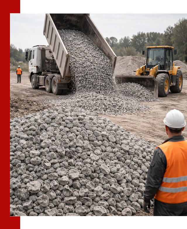 Доставка бетонного щебня фракции 20-40 в Сердобске