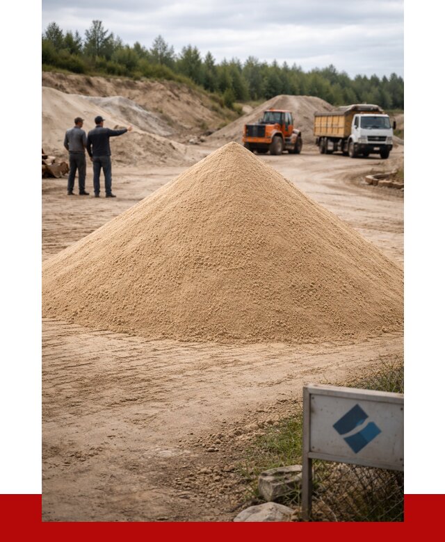 Карьерный песок навалом в Сердобске от 1820 р. | ПРОНЕРУДСрд