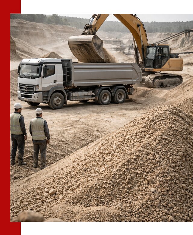 Карьерный крупнозернистый песок с доставкой в Сердобске