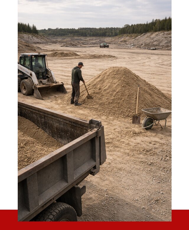 Карьерный песок среднезернистый в Сердобске, от 2224 р. ПРОНЕРУДСрд