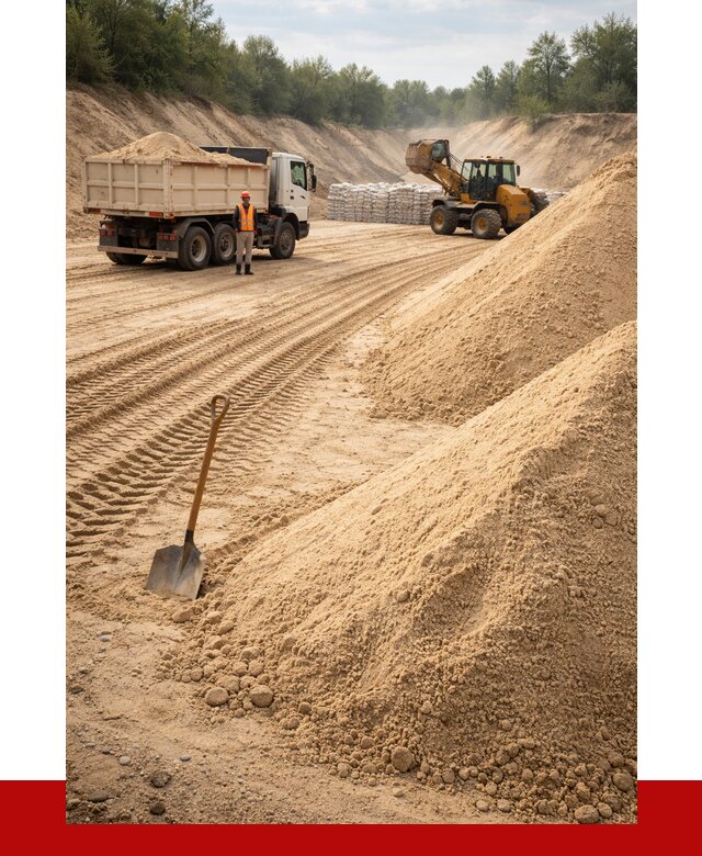 Карьерный песок мелкозернистый в Сердобске от 9100 р. | ПРОНЕРУДСрд