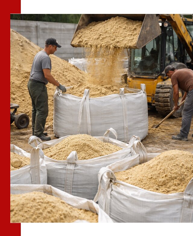 Поставка качественного песка для кладки в Сердобске