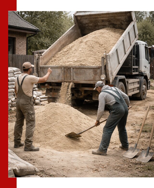 Песок для штукатурки с доставкой в Сердобске качественный и чистый
