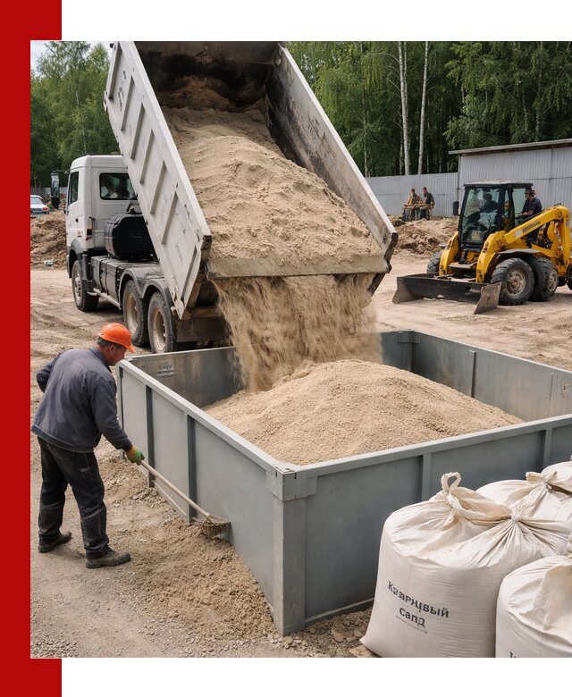 Кварцевый песок для фильтра в Сердобске — доставка и качество