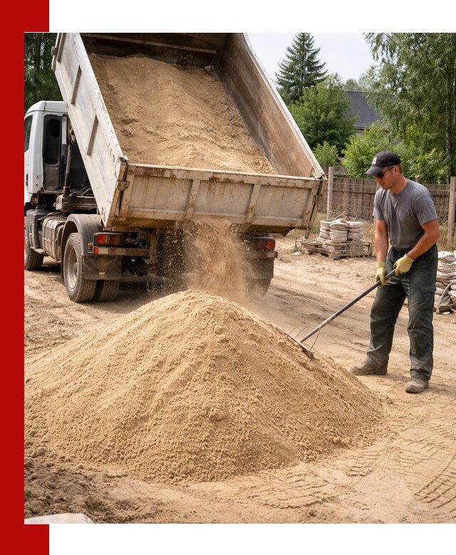 Доставка сухого песка самосвалами в Сердобске