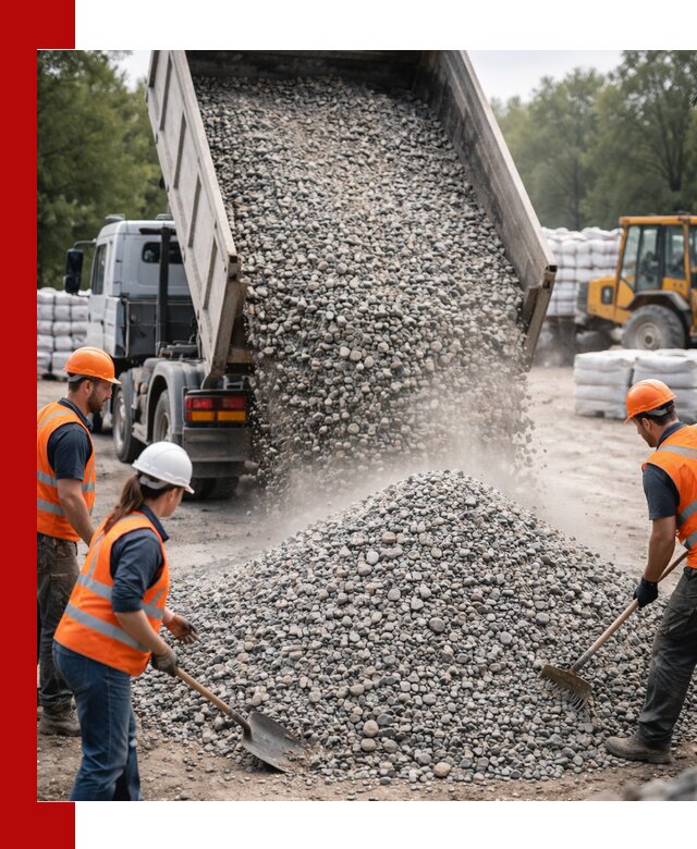 Доставка гравия и камня в Сердобске оптом и в розницу