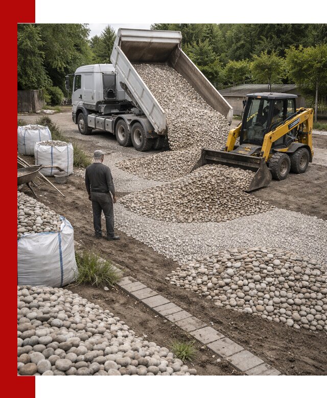 Доставка морской гальки оптом и в розницу в Сердобске