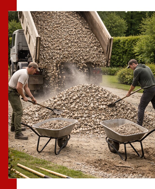 Доставка и продажа декоративной гальки в Сердобске