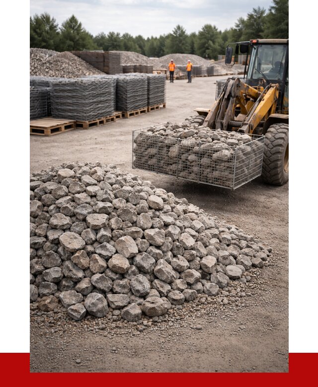 Камень для габионов фракция 70-150 в Сердобске от 4247 р. | ПРОНЕРУДСрд