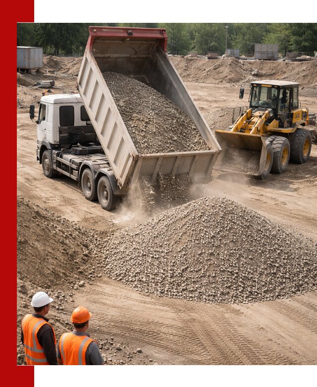 Щебень с песком (ЩГПС С2) с доставкой в Сердобске