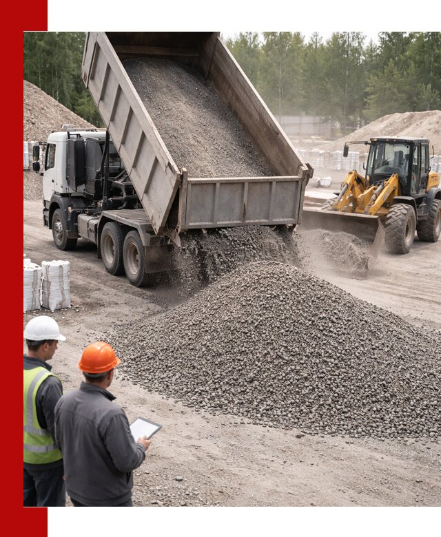 Доставка и продажа гранитного отсева 0-10 в Сердобске