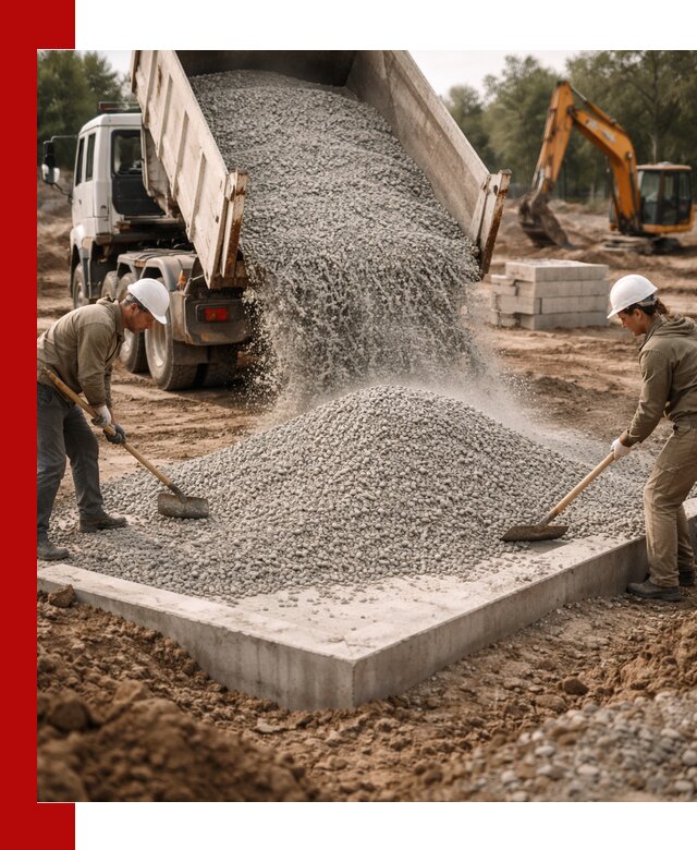 Доставка и продажа отсева для бетона в Сердобске