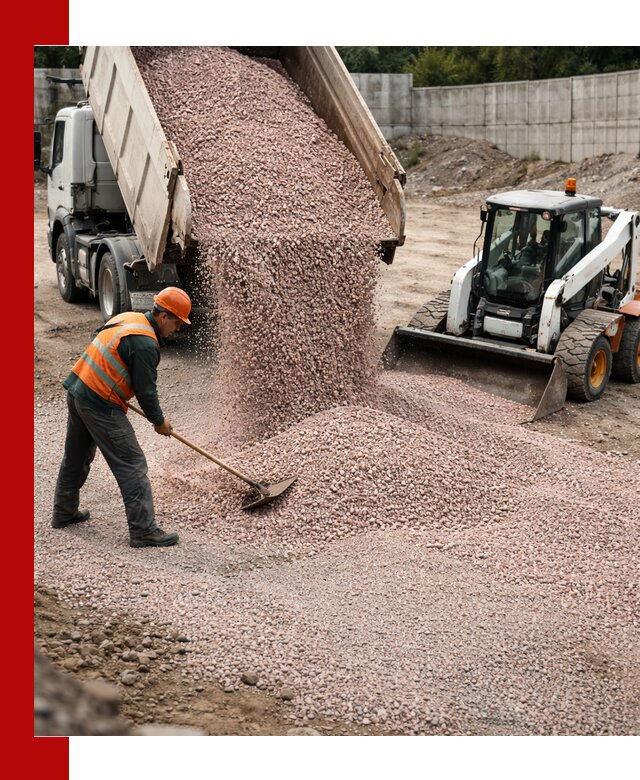 Крошка розовый гранит с доставкой в Сердобске от производителя