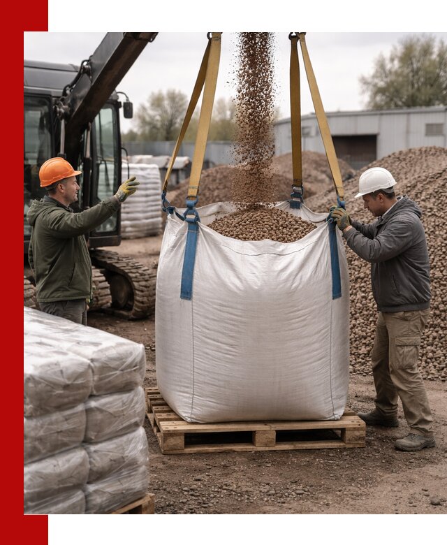 Керамзит в биг-бегах с доставкой в Сердобске