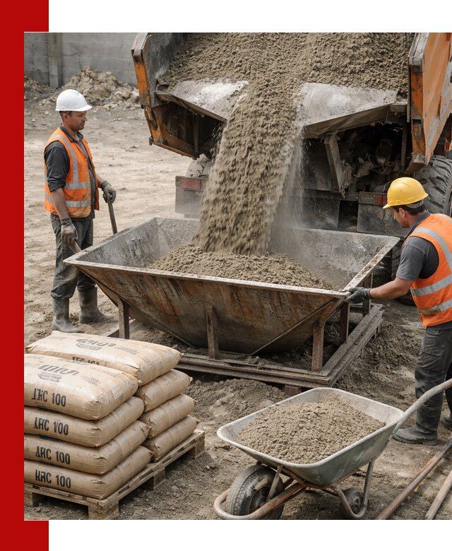 Доставка цементно-песчаной смеси М100 в Сердобске