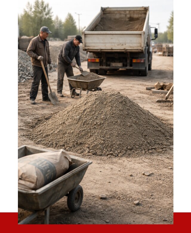 Цементно-песчаная смесь М150 в Сердобске от 4752 р. | ПРОНЕРУДСрд