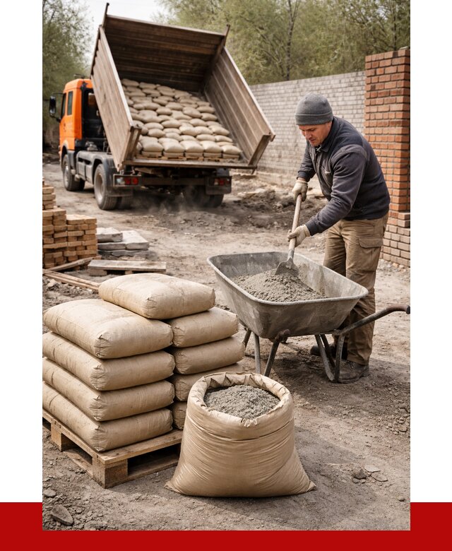 Купить сухую смесь для кладки в Сердобске от 1213 р. | ПРОНЕРУДСрд