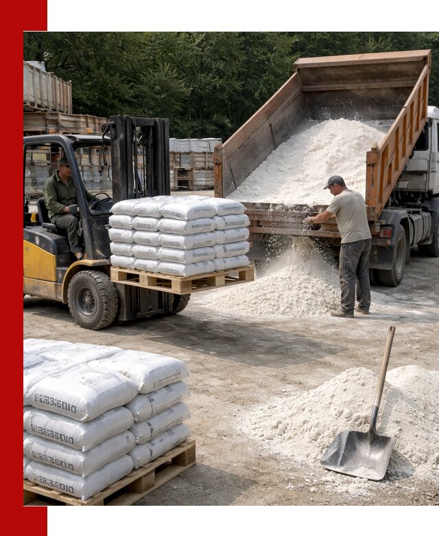 Доставка строительной извести оптом и в розницу в Сердобске