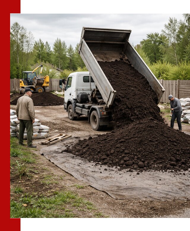 Доставка качественного почвогрунта в Сердобске оптом и в розницу