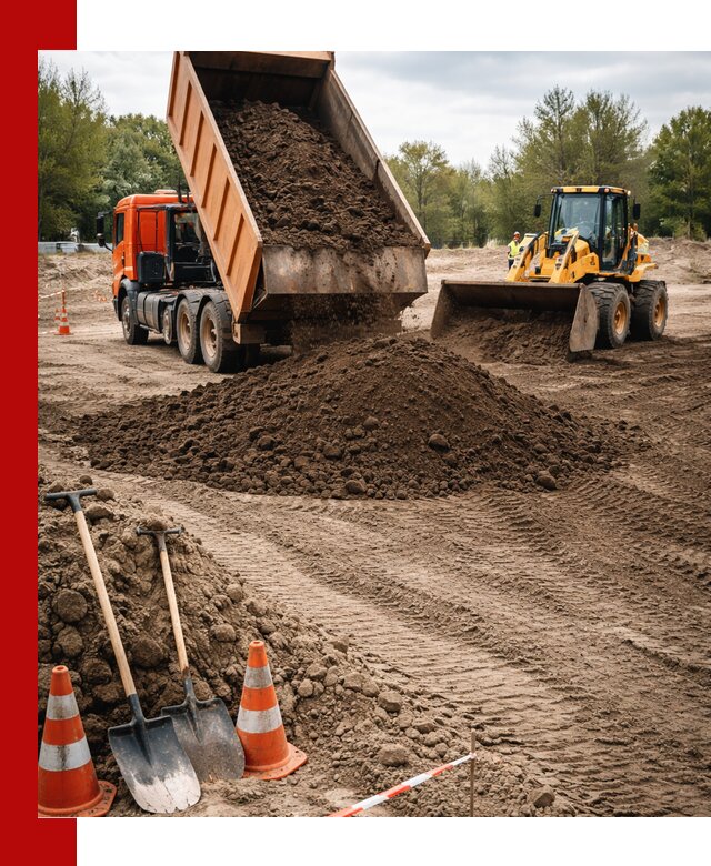 Поставка и доставка планировочного грунта в Сердобске