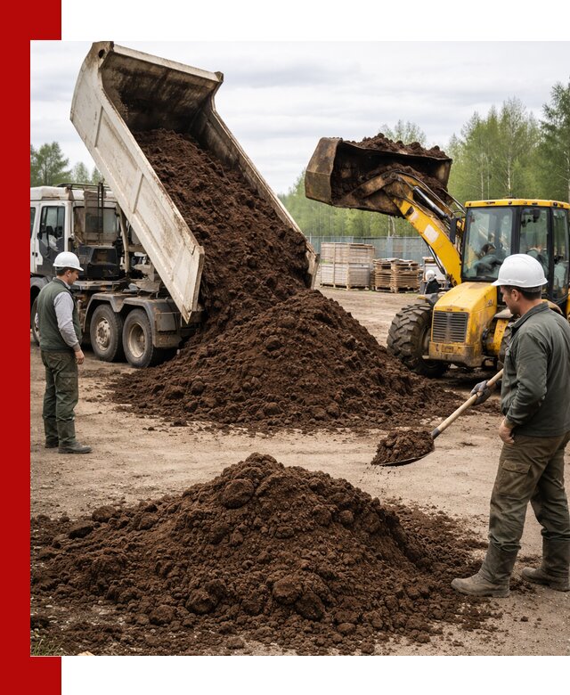 Доставка торфа оптом и в мешках в Сердобске