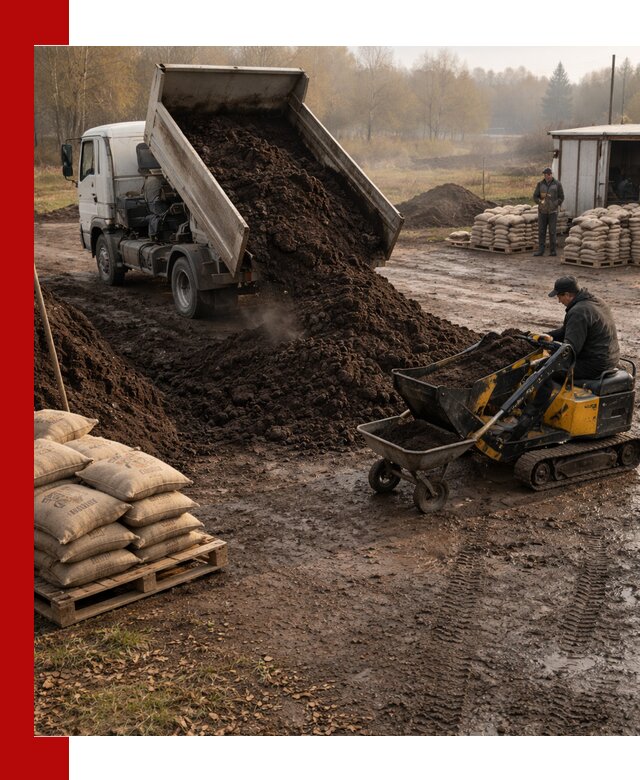 Кислый торф в доставке по выгодным ценам в Сердобске