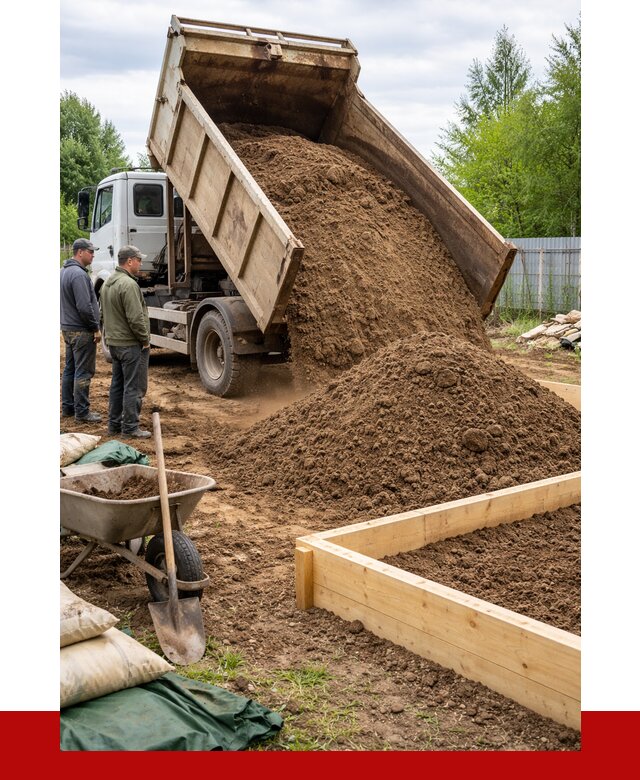 Торфо песчаная смесь в Сердобске с доставкой от 1871 р. | ПРОНЕРУДСрд