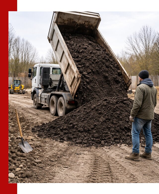 Доставка чернозема навалом в Сердобске быстро и выгодно