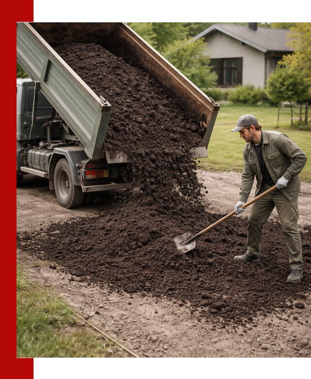 Чернозем для газона с доставкой в Сердобске быстро и качественно