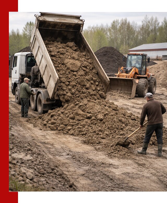 Доставка глин и суглинков в Сердобске оптом и вкрай