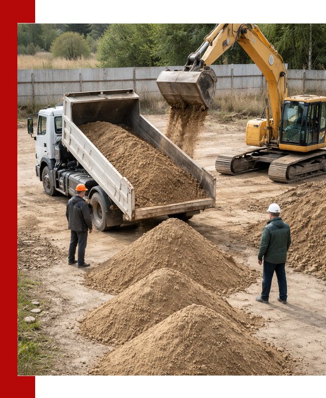 Доставка супеси вагонными и автопартиями в Сердобске
