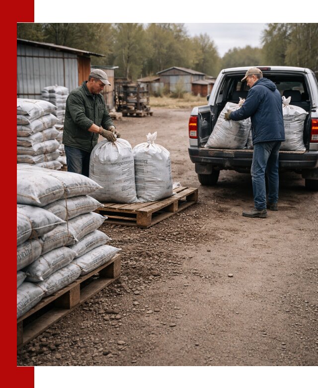 Купить конский навоз в мешках с доставкой в Сердобске