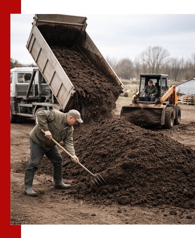 Доставка и продажа перегноя в Сердобске быстро и дешево