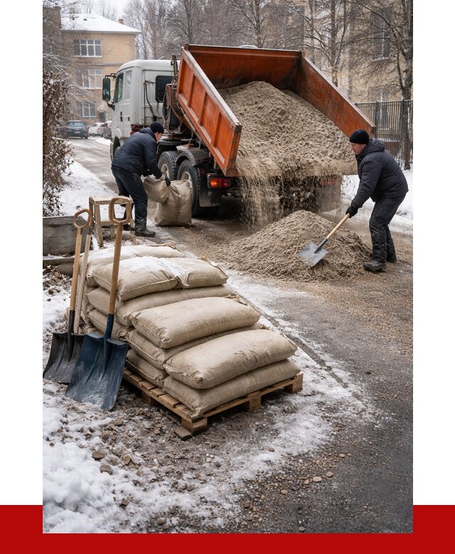 Противогололедные материалы оптом в Сердобске от 4247 р. | ПРОНЕРУДСрд