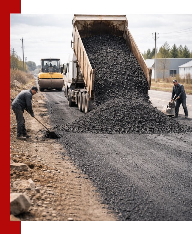 Асфальтовая крошка для дорог в Сердобске — поставка и доставка