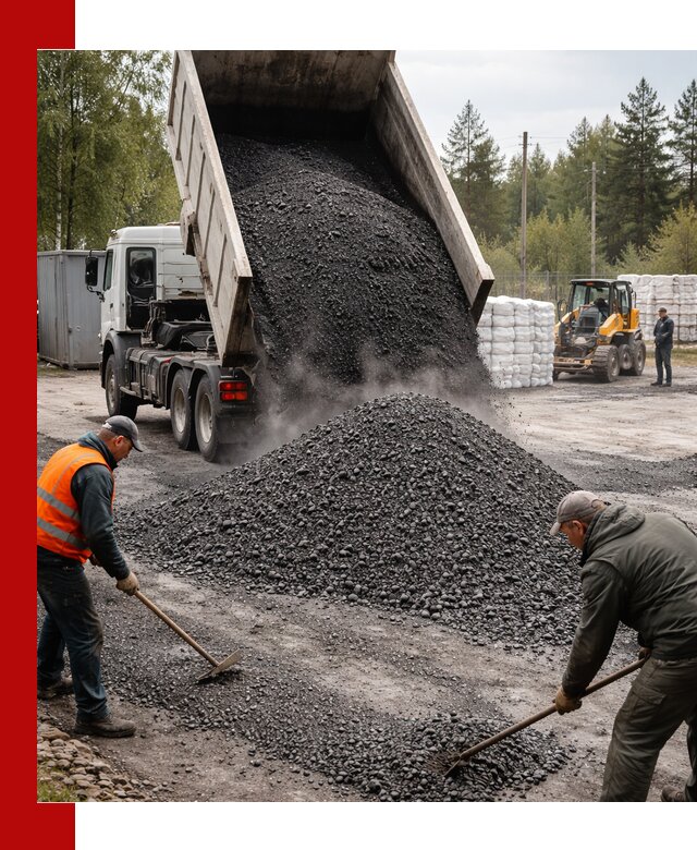 Доставка и продажа асфальтного гранулята в Сердобске